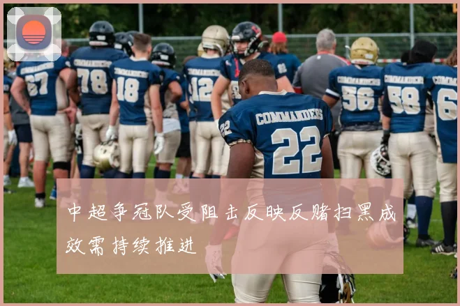 中超争冠队受阻击反映反赌扫黑成效需持续推进