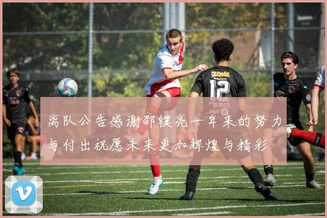 离队公告感谢邵镤亮一年来的努力与付出祝愿未来更加辉煌与精彩